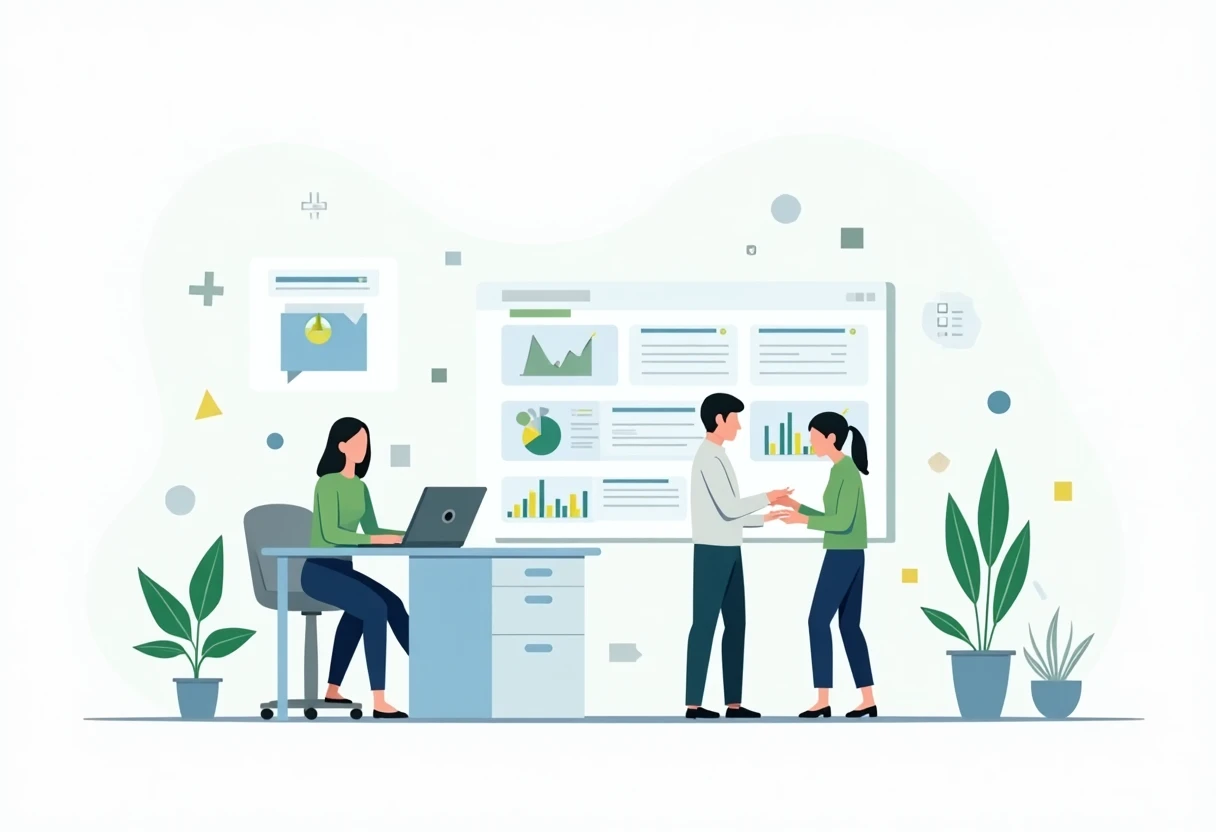 Espacio de trabajo administrativo